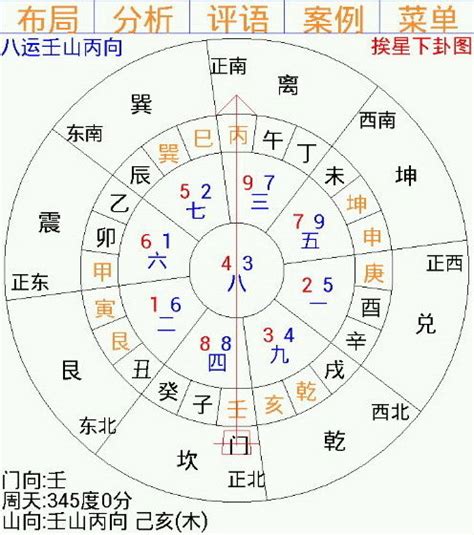 玄空风水排盘|玄空飞星排盘,玄空风水排盘,在线排盘